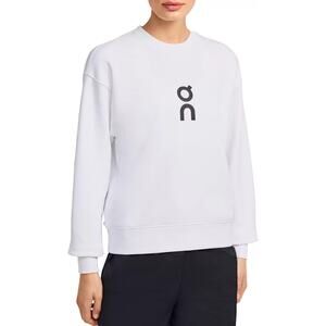 On Women's Club Crewneck Sweatshirt, XL, White